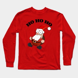 Santa Christmas Design Long Sleeve T-Shirt